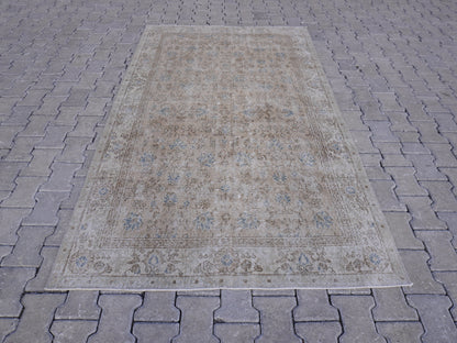 Hand Made Turkish Rug 5x8 ft - skuf212