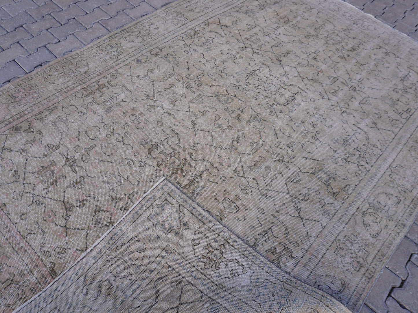 Turkish Neutral isparta Rug 7x10 ft - skuf287