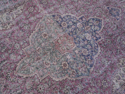 Turkish Vintage Wool Rug 7x10 ft - skuf39