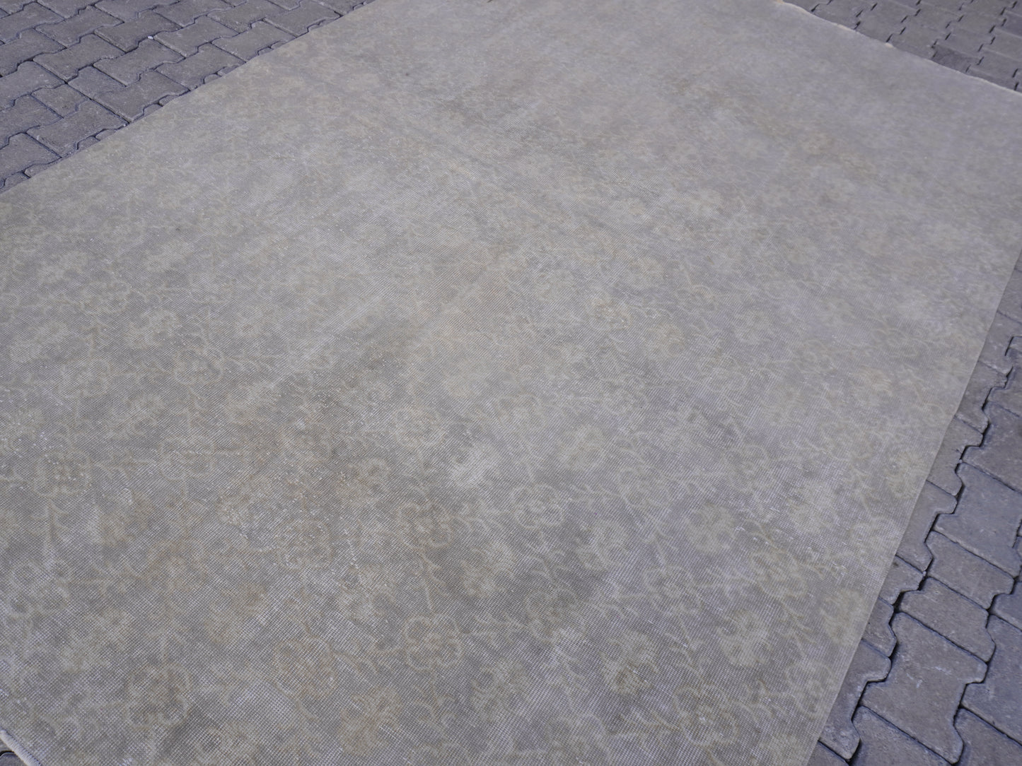 Hand Knotted Wool Rug 7x10 ft - skuf29