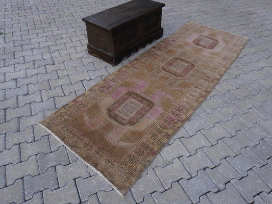 Hand Made Runner Rug 3x9 ft - sku1581
