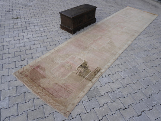 Vintage Turkish Runner 4x15 ft - sku26