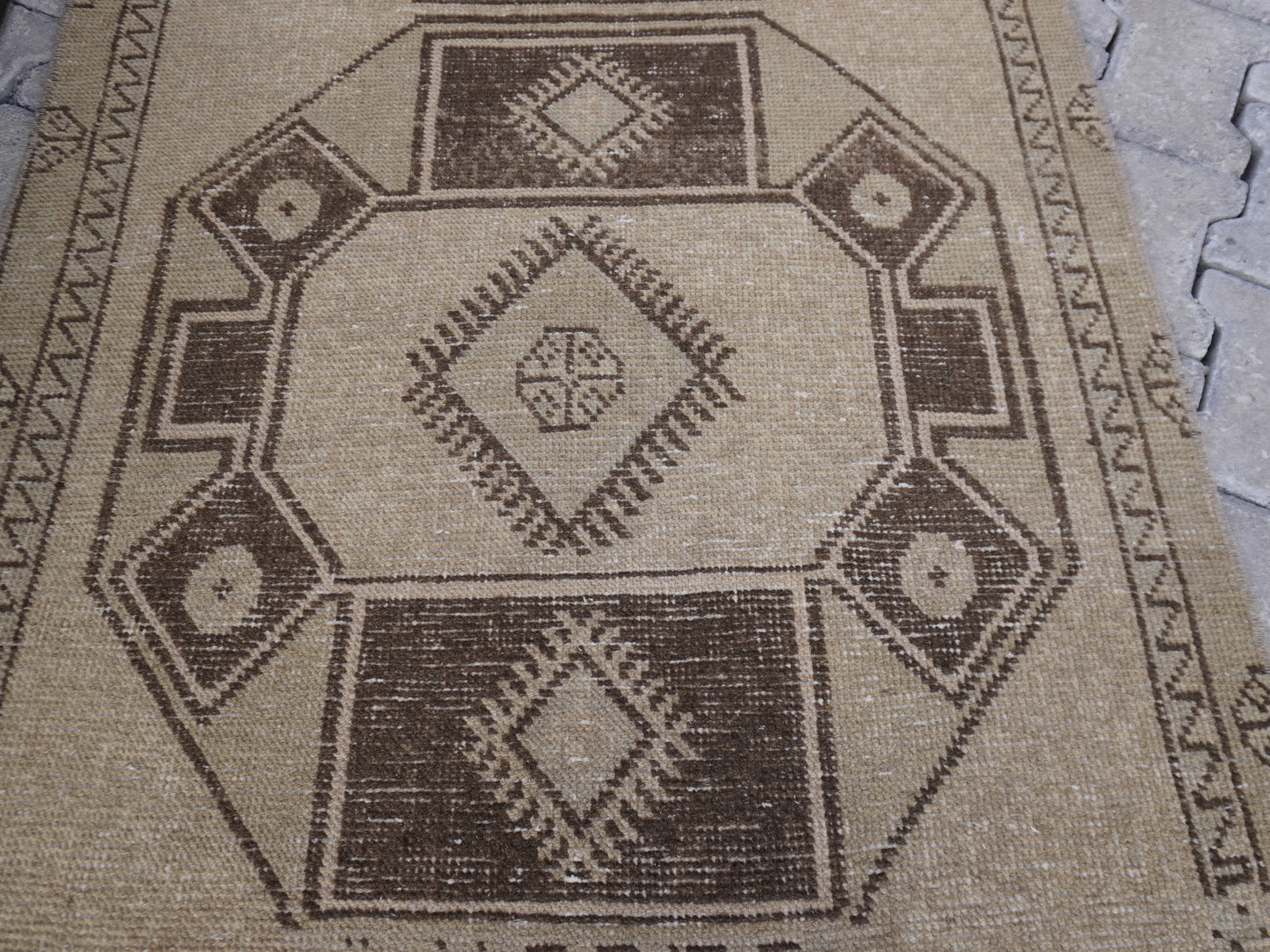 Turkish Runner Rug 3x13 ft - sku533