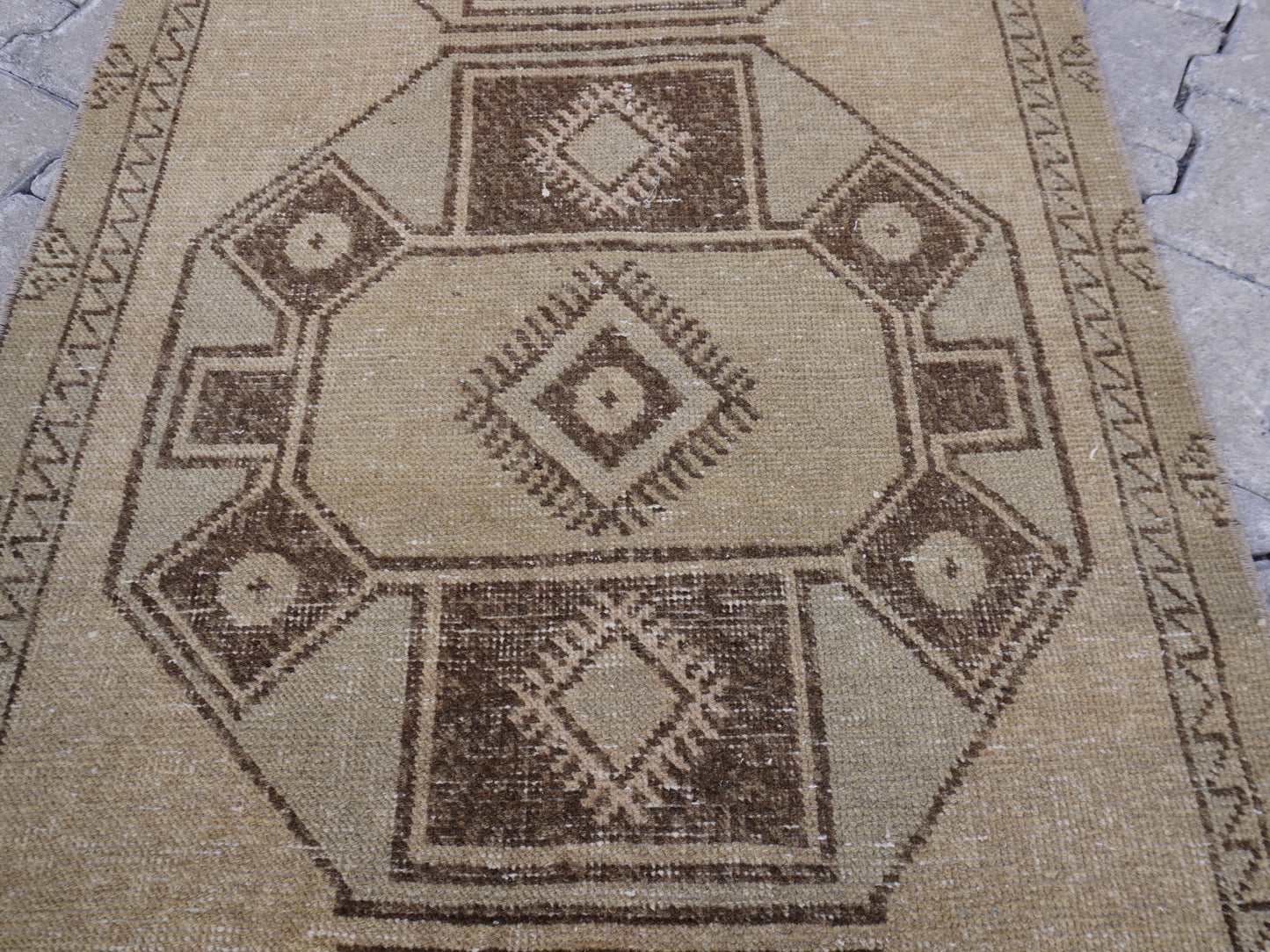 Turkish Runner Rug 3x13 ft - sku533