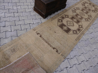 Turkish Runner Rug 3x13 ft - sku533