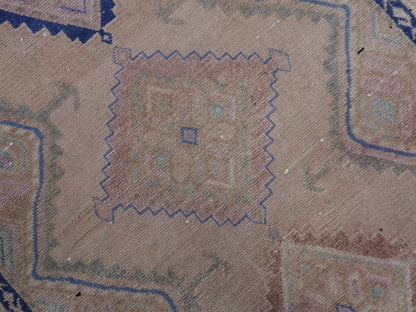 Neutral Wool Runner Rug 3x9 ft - sku1586