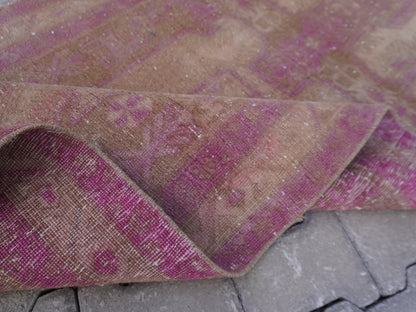 Vintage Runner Rug Pink 3x11 ft - sku1580