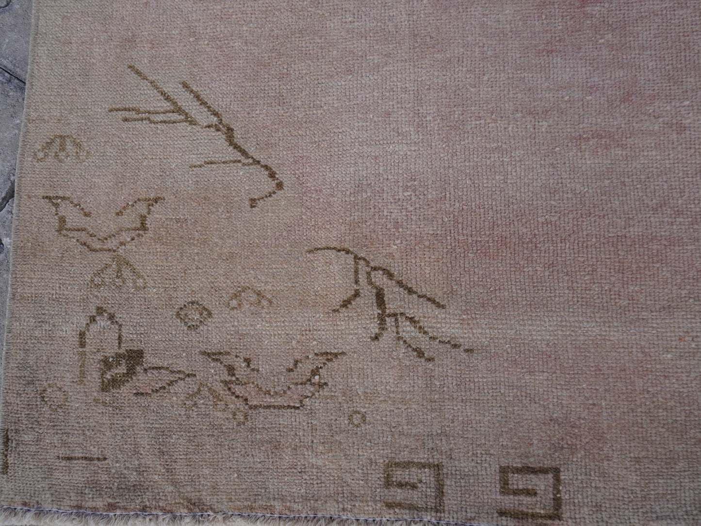 Neutral Turkish Runner Rug 3x11 ft - sku342