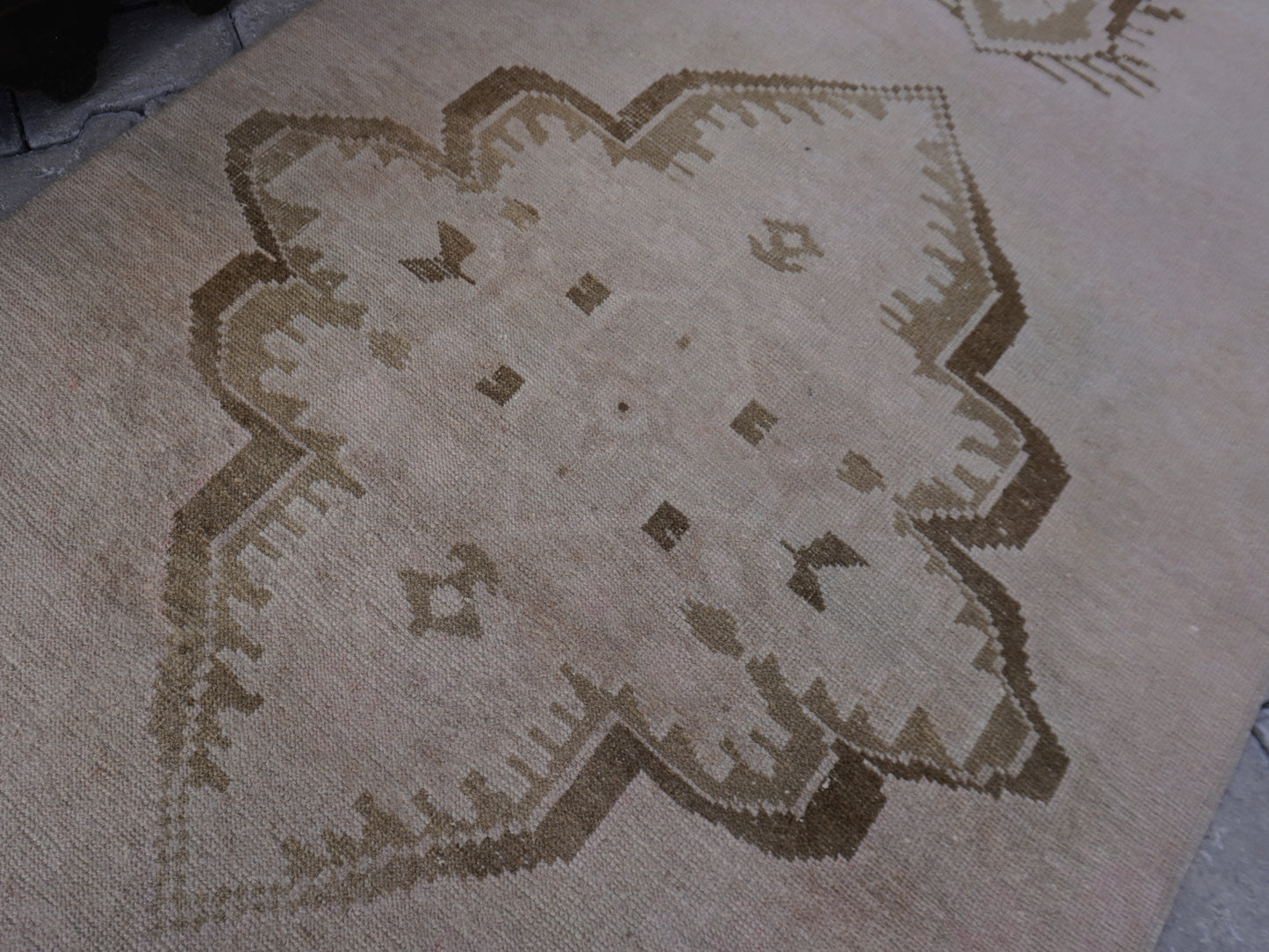 Neutral Turkish Runner Rug 3x11 ft - sku342