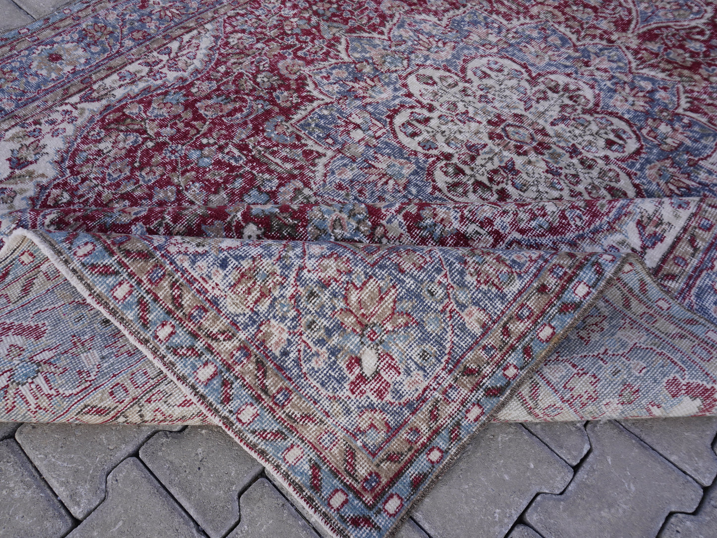 Vintage Hand Made Rug 7x10 ft - skuf113