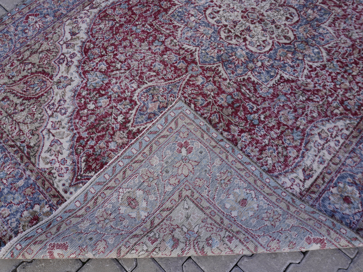 Vintage Hand Made Rug 7x10 ft - skuf113