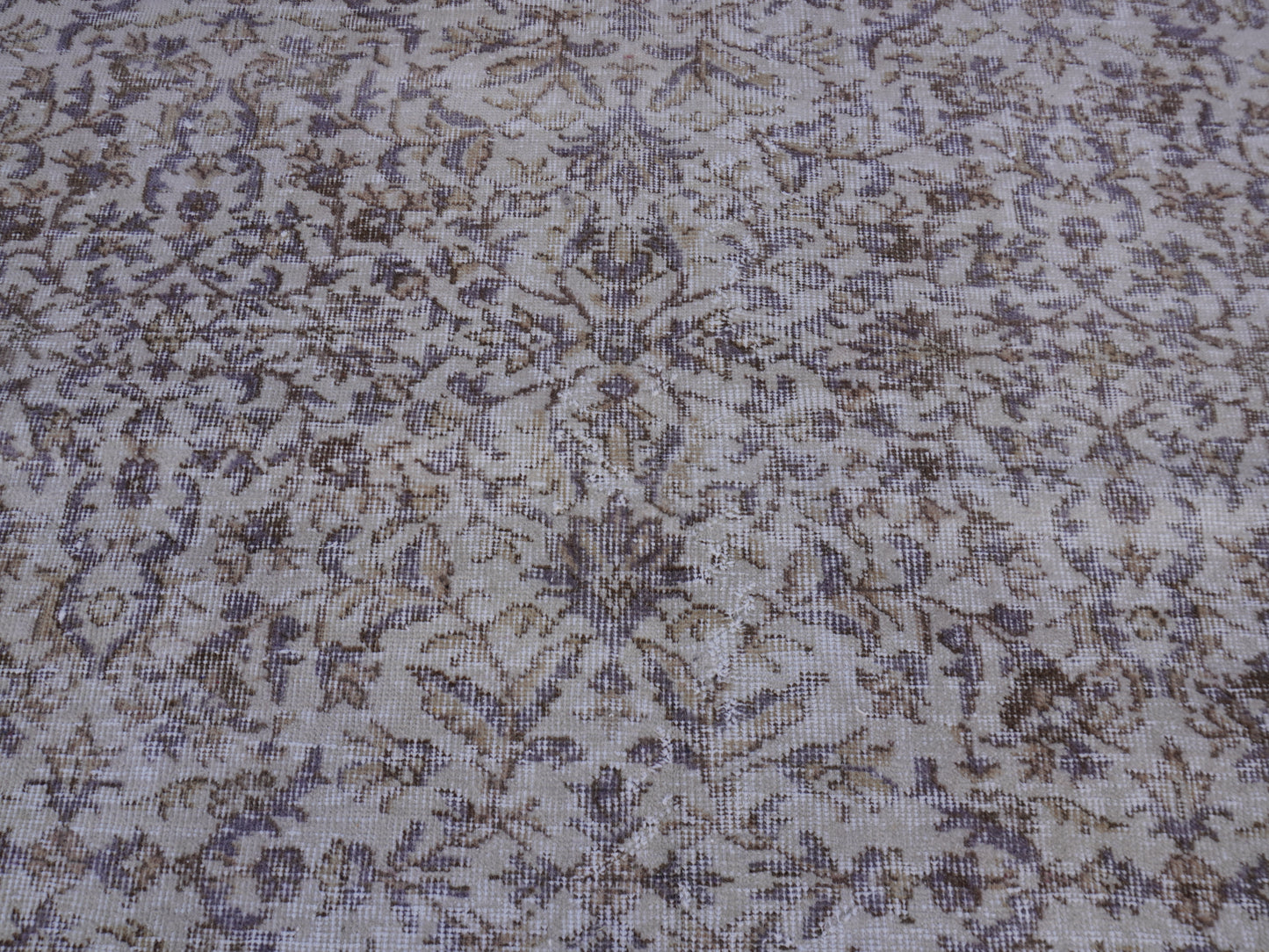 Vintage Turkish Wool Rugs 6x9 ft - skuf168