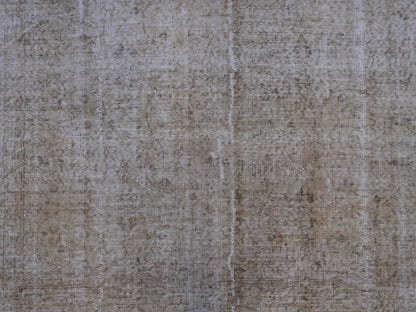 Wool Neutral Vintage Rug 7x9 ft - skuf166