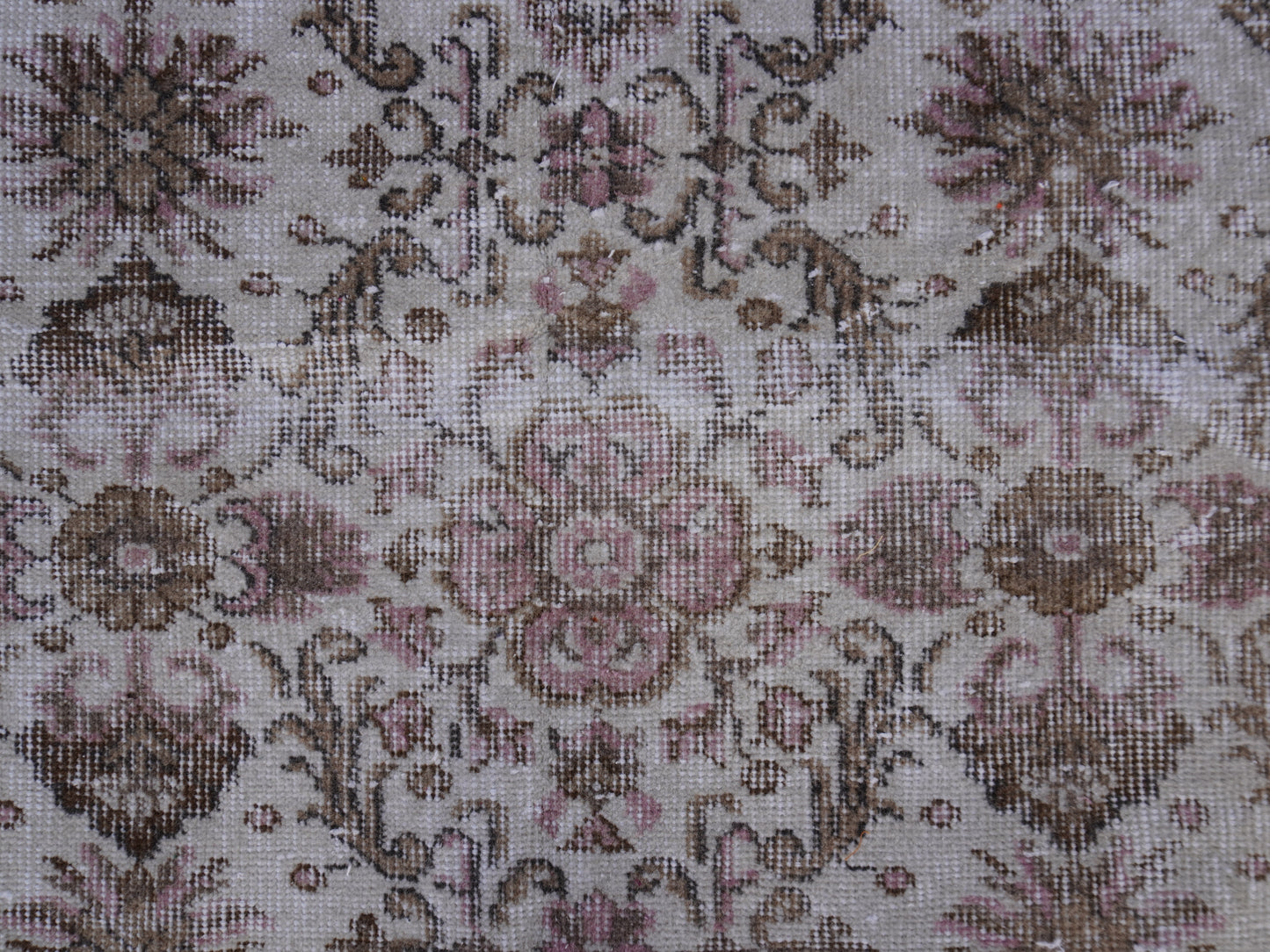 Vintage Wool Area Rug 6x11 ft - skuf78