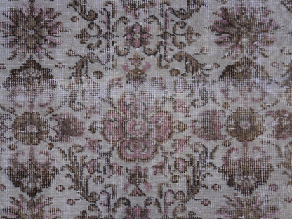 Vintage Wool Area Rug 6x11 ft - skuf78