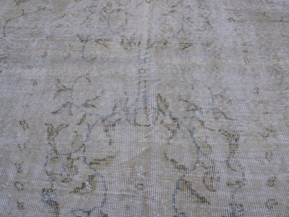 Wool Turkish Vintage Rug 7x10 ft - skuf42