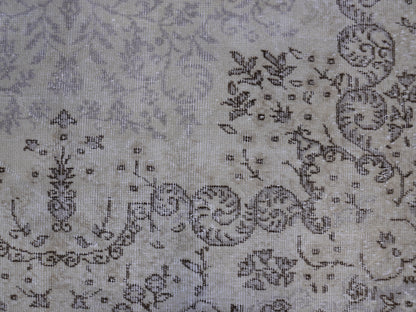 Wool Turkish Vintage Rug 5x9 ft - skuf55