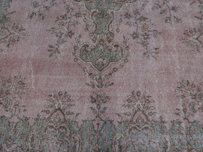 Turkish Vintage Wool Rug 7x10 ft - skuf22