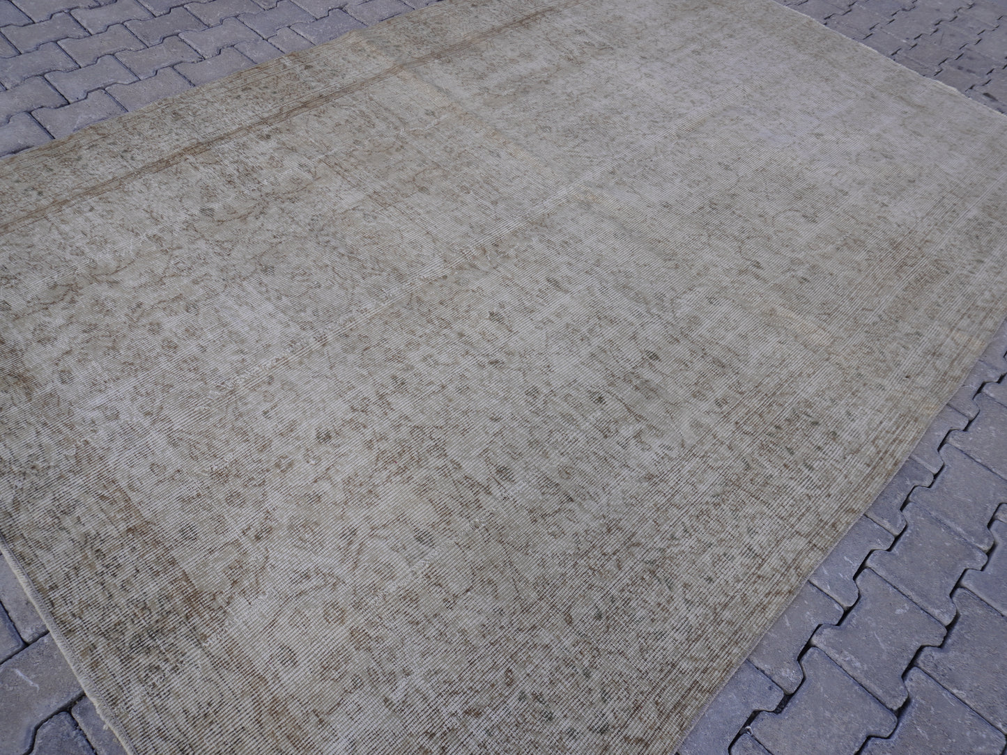 Vintage Neutral Rug 6x9 ft - skuf195