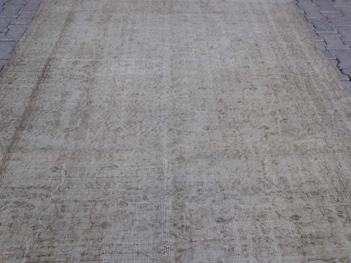 Vintage Neutral Rug 6x9 ft - skuf195