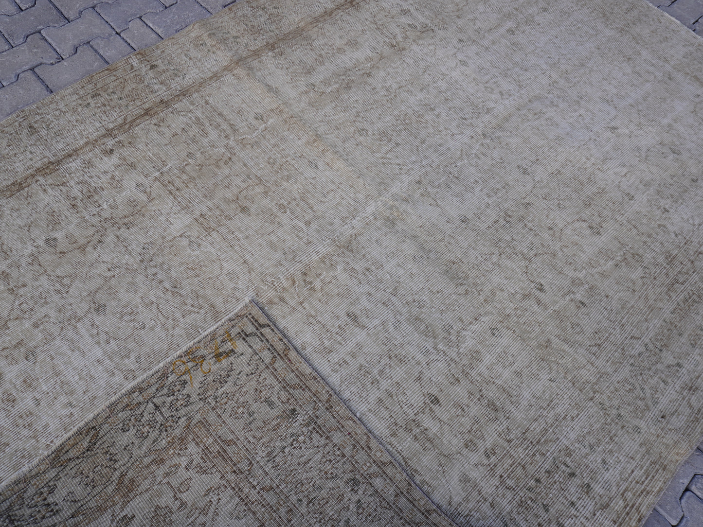 Vintage Neutral Rug 6x9 ft - skuf195
