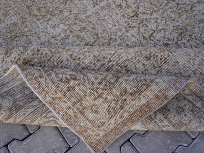 Vintage Turkish Hand Made Rug 7x10 ft - skuf72