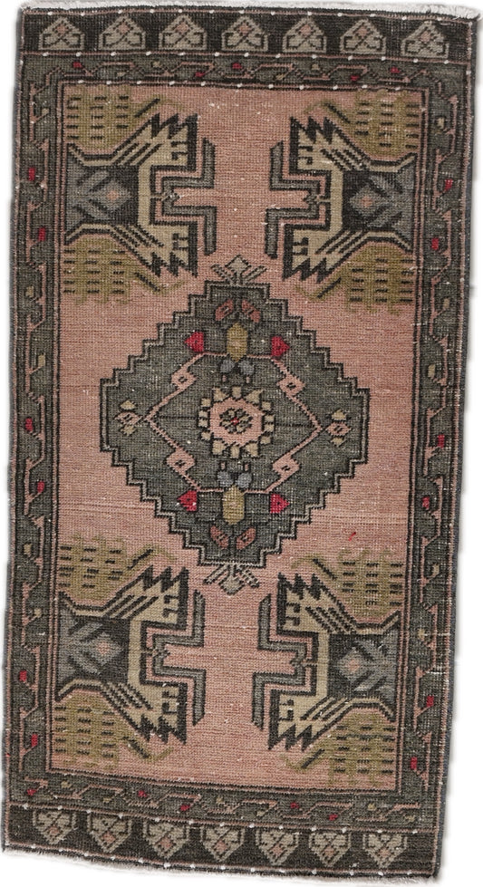 Vintage Mini Decor Rug 2x3 ft- skuy116