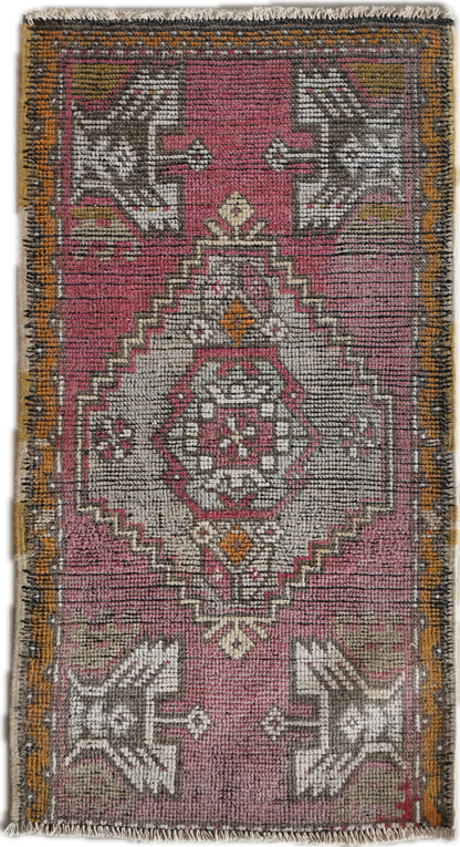 Turkish Vintage Doormat 2x3 ft - skuy135