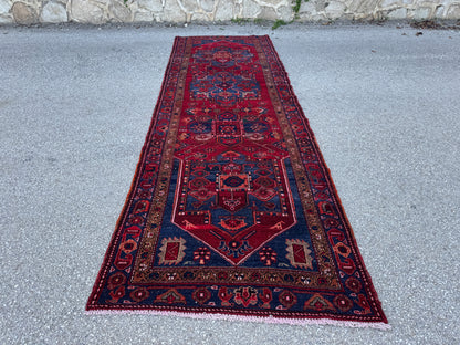 Oreintal Wool Runner Rug 4x12- sku1854
