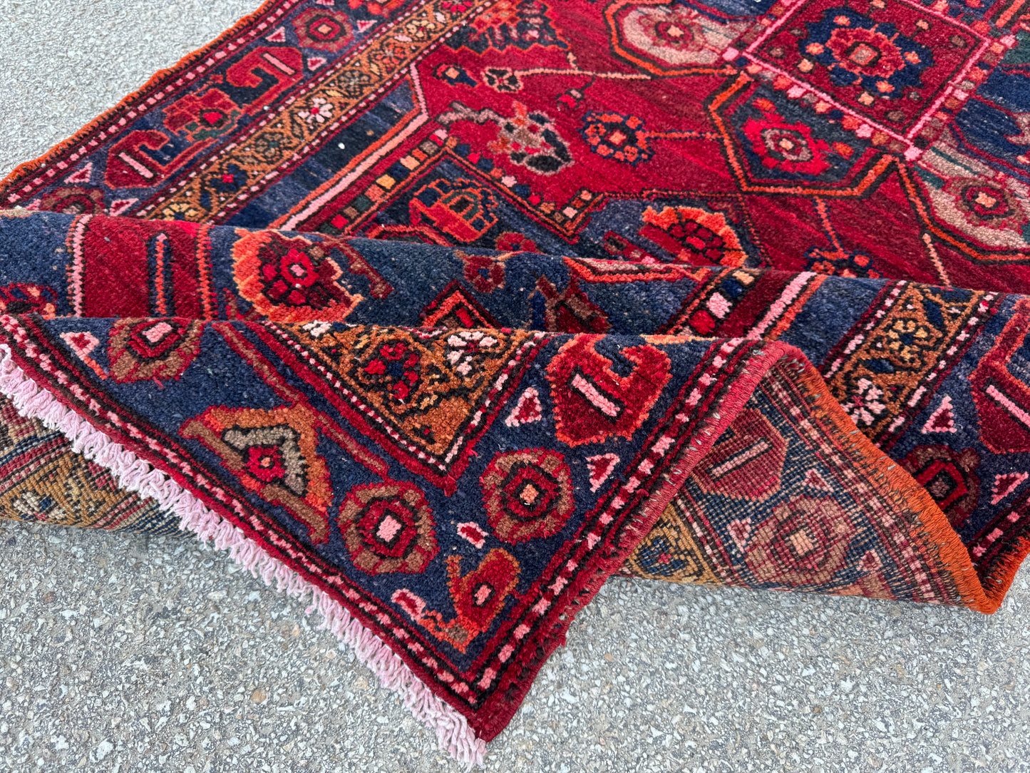 Oreintal Wool Runner Rug 4x12- sku1854