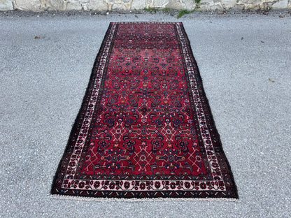 Red Natural Persian Runner Rug 3x9 - sku1857