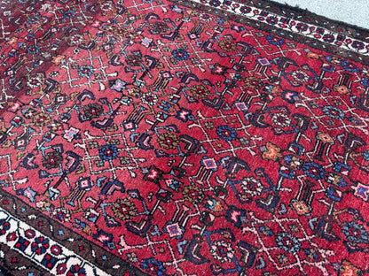 Red Natural Persian Runner Rug 3x9 - sku1857