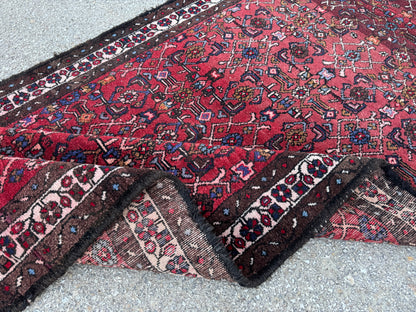 Red Natural Persian Runner Rug 3x9 - sku1857