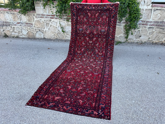 Vintage Persian Runner Rug 3x10- sku1859