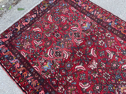 Vintage Persian Runner Rug 3x10- sku1859