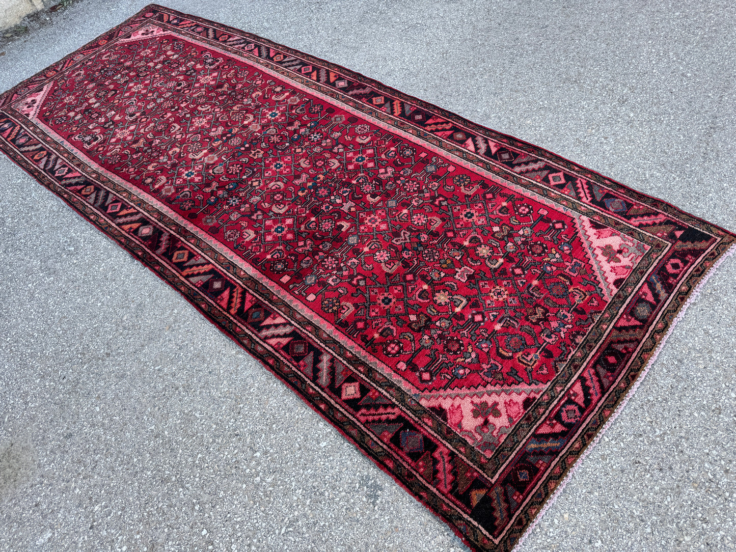 Antique Persian Runner Rug 4x10 - sku1890