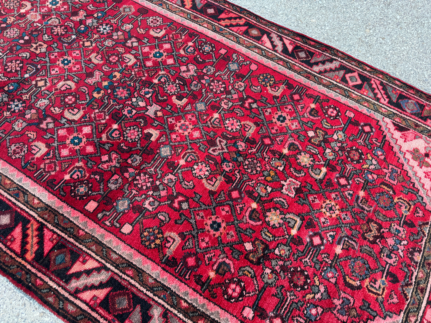 Antique Persian Runner Rug 4x10 - sku1890