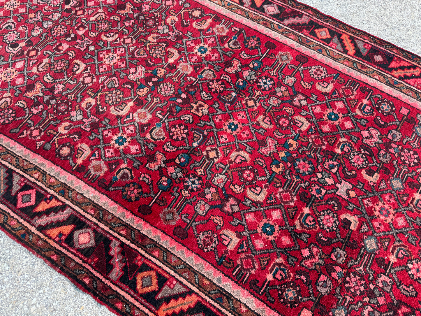 Antique Persian Runner Rug 4x10 - sku1890