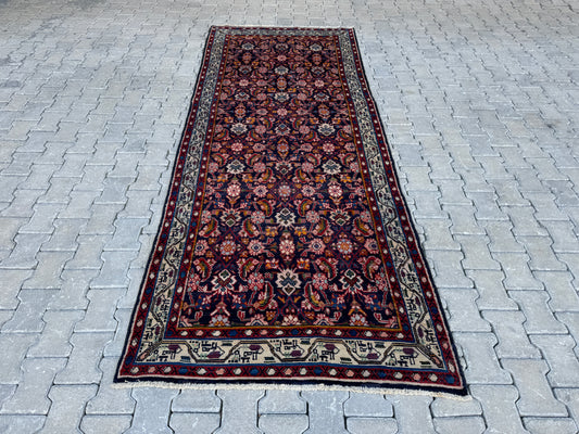 Vintage Runner Rug 4x10 ft - sku1662