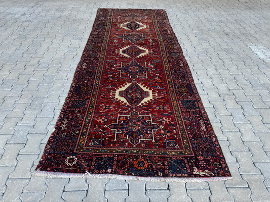 Vintage Handmade Runner Rug 5x12 ft - sku1688