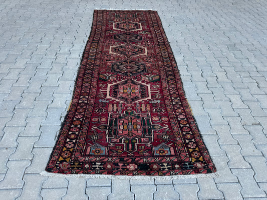 Vintage Runner Rug 4x10 ft - sku1691