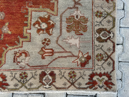 Vintage Anatolian Hand Made Rug 4x8 ft - sku293