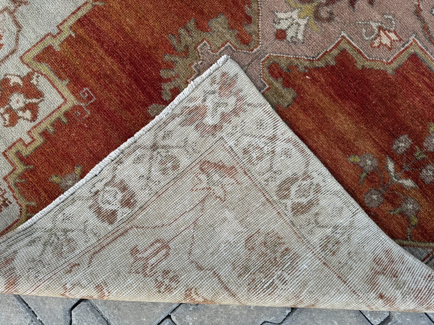 Vintage Anatolian Hand Made Rug 4x8 ft - sku293