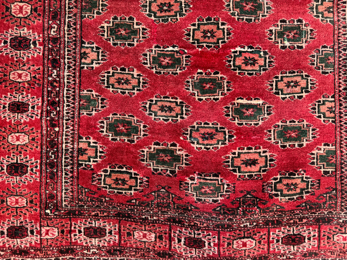 Turkmen Vintage Small Rug 4x5 ft - sku1049