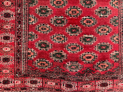 Turkmen Vintage Small Rug 4x5 ft - sku1049
