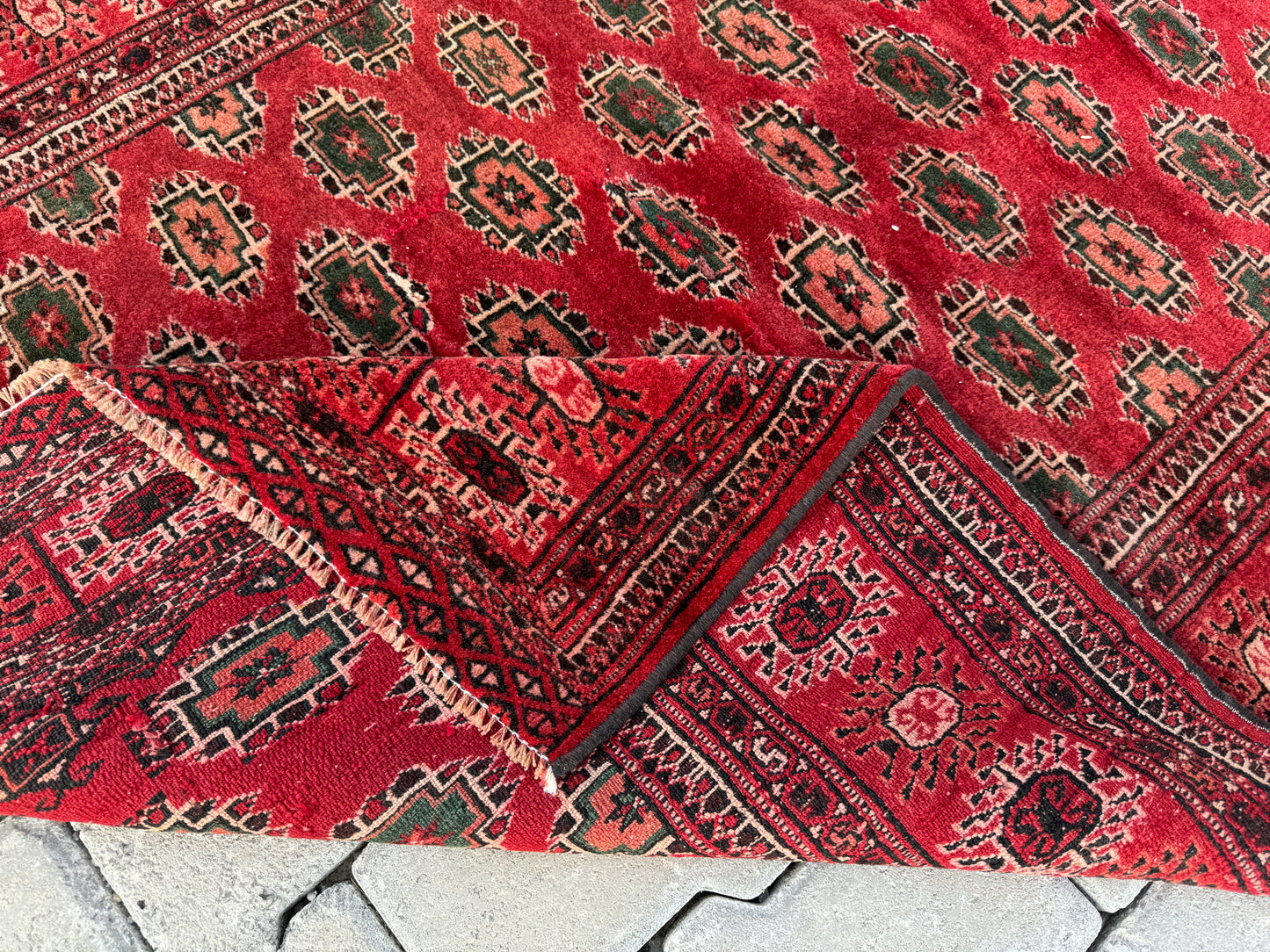 Turkmen Vintage Small Rug 4x5 ft - sku1049