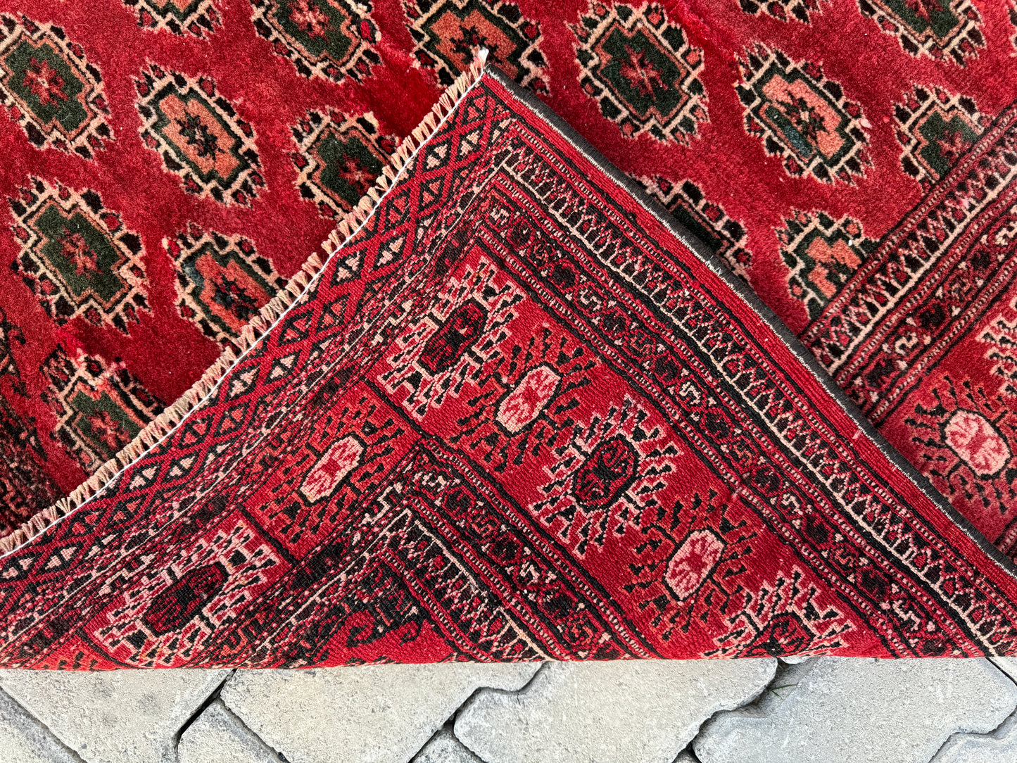 Turkmen Vintage Small Rug 4x5 ft - sku1049