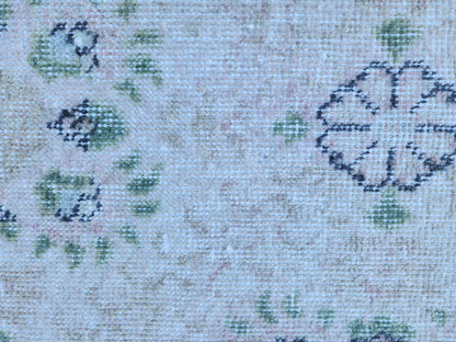 3x6 Neutral Small Runner Rug: Hand Knotted, Entry Decor