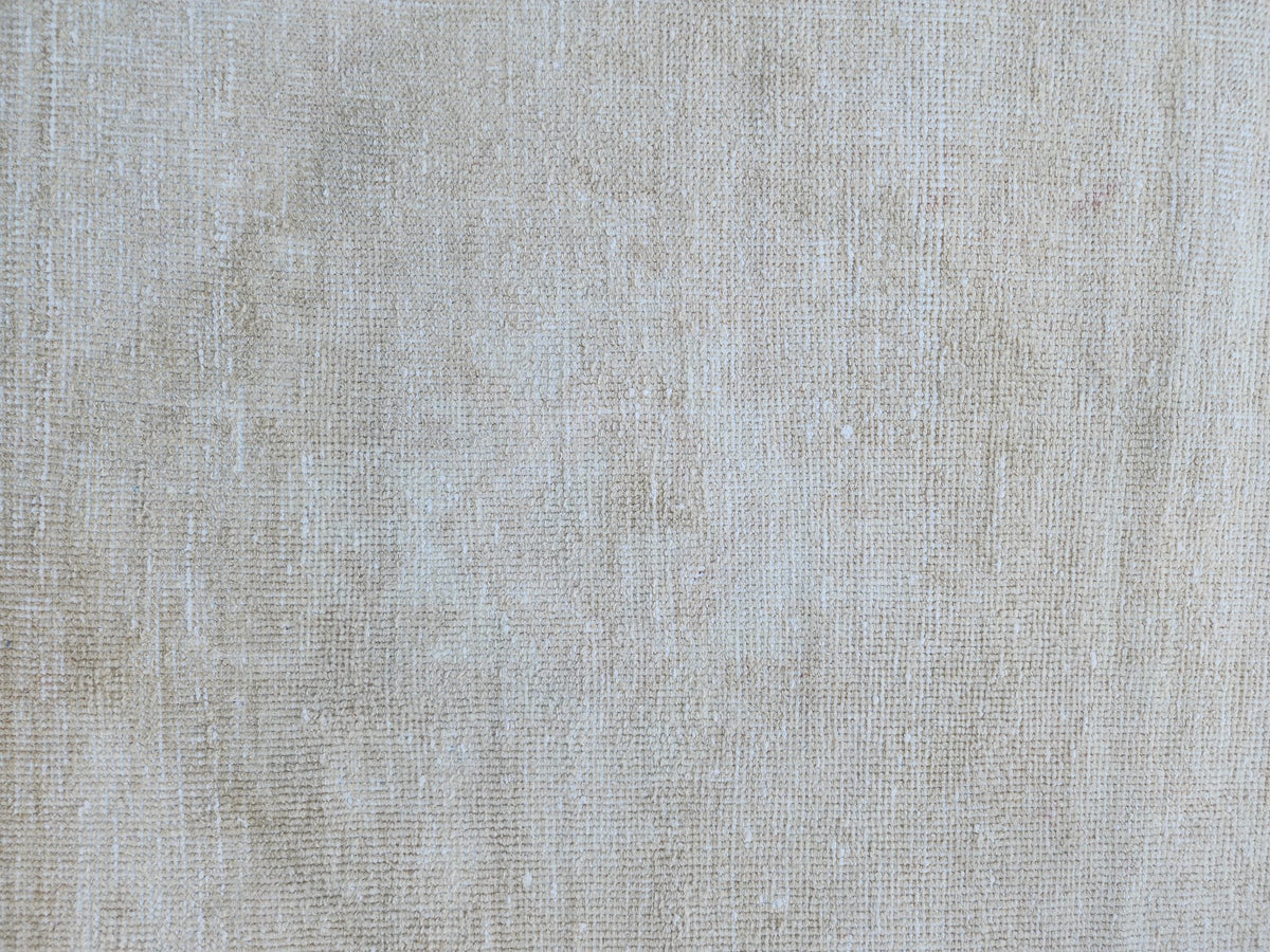 Beige Wool Runner Rug 3x12: Handmade Oriental Farmhouse Decor