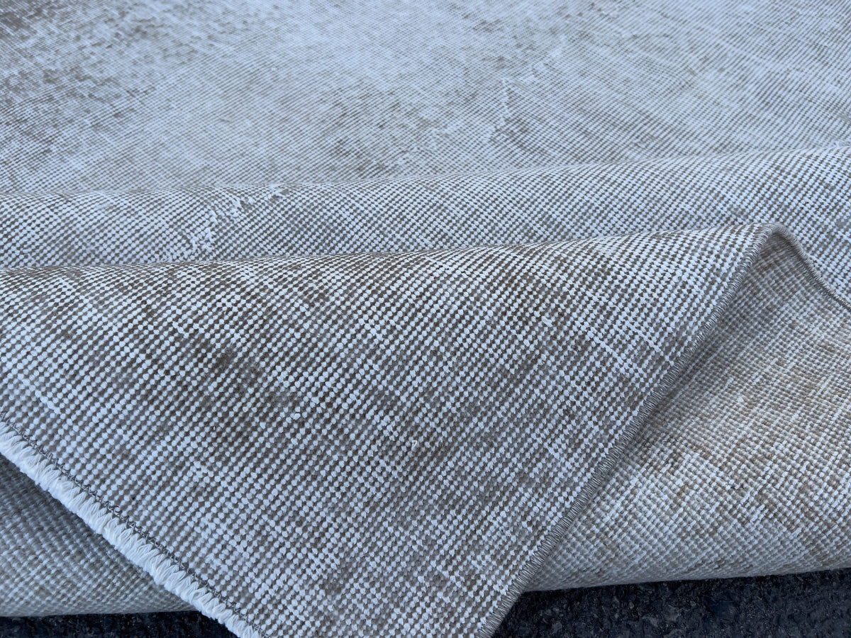 Handwoven Turkish Oushak Rug 5x8: Wool & Cotton Blend